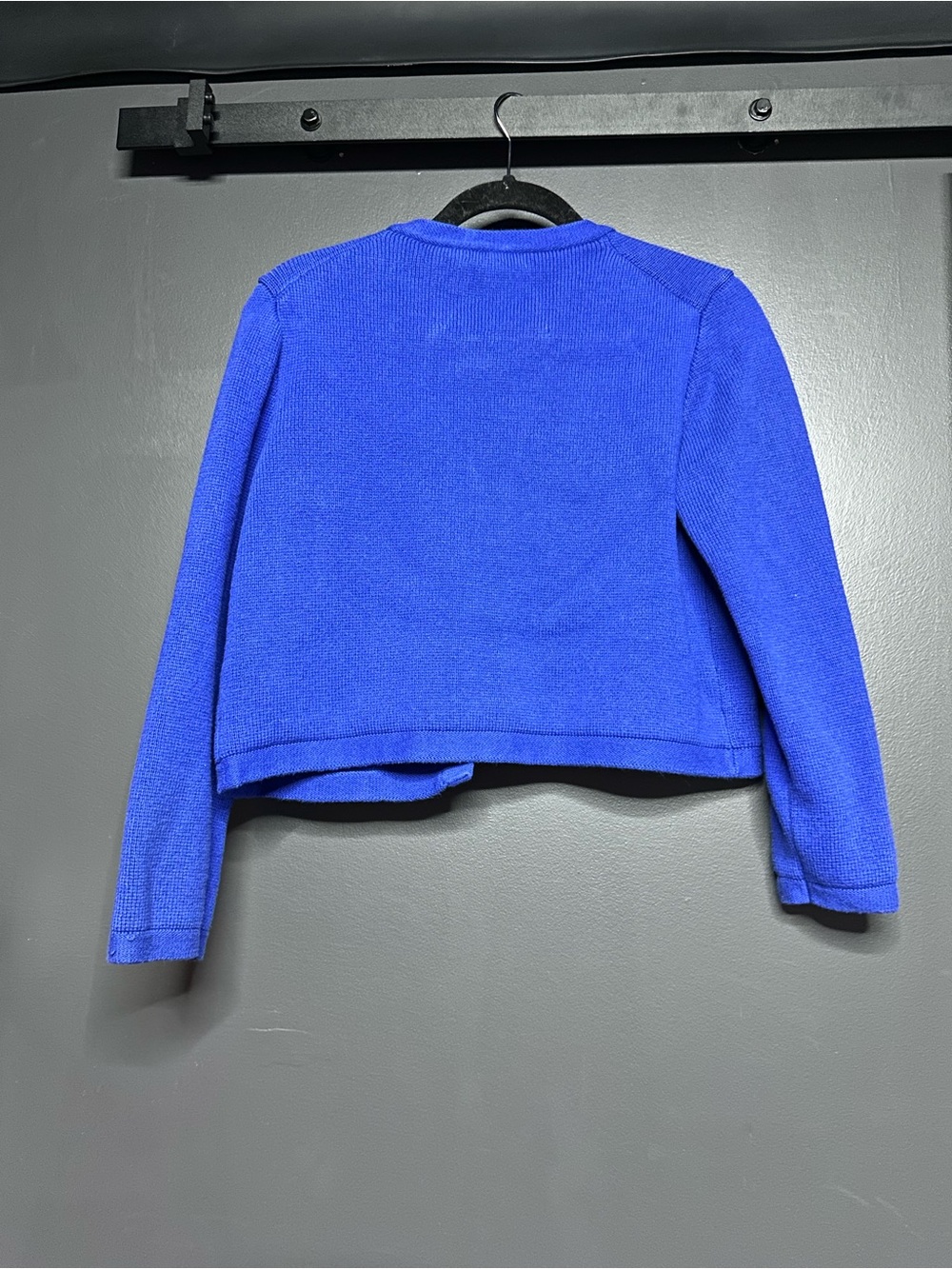 J. Crew Emilie sweater lady jacket royal blue S - Picture 6 of 6